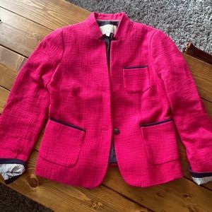 Banana Republic Bright Pink Maui Rose Blazer